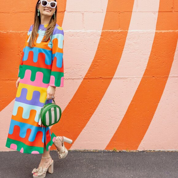 Tuckernuck Del Mar Disco Hutton Dress sz M NWT VERY Small Spot on Back - Picture 2 of 12